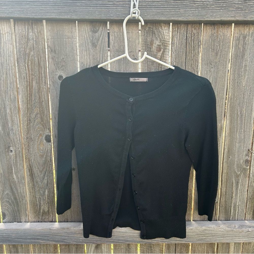 MAK Classic Black Women's Cardigan size small